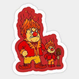 Team Heat Miser Sticker